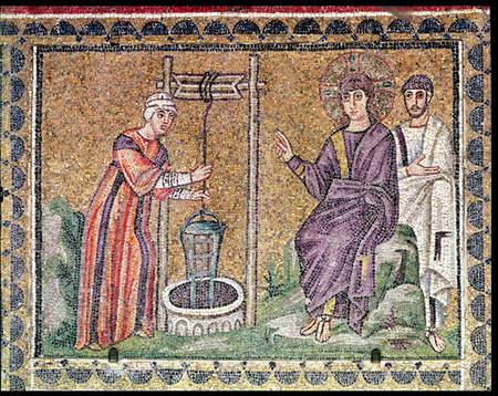 The Woman of Samaria at the Well, Scenes from the Life of Christ de Byzantine School