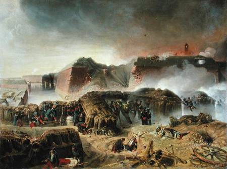 Siege of Antwerp de C. Courtois d'Hurbal