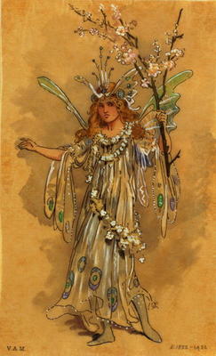 A Fairy, costume design for A Midsummer Night's Dream, produced by R. Courtneidge at the Princes The de C. Wilhelm