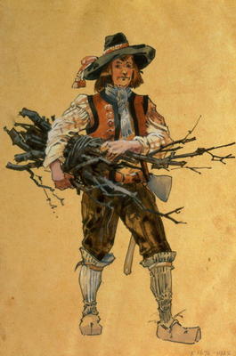 A Forester, costume design for As You Like It, produced by R. Courtneidge at the Princes Theatre, Ma de C. Wilhelm