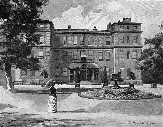Marlborough House, from the garden de C.A Wilkinson