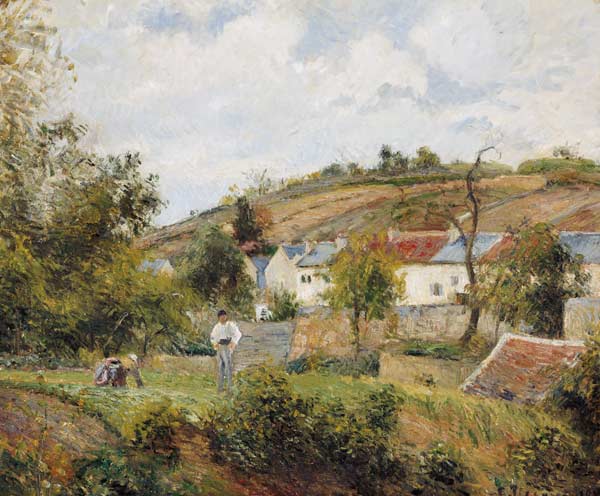 L ' Hermitage, Pontoise de Camille Pissarro