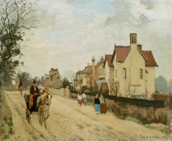 Street in Upper Norwood. de Camille Pissarro