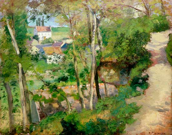 Camino de montaña de Camille Pissarro