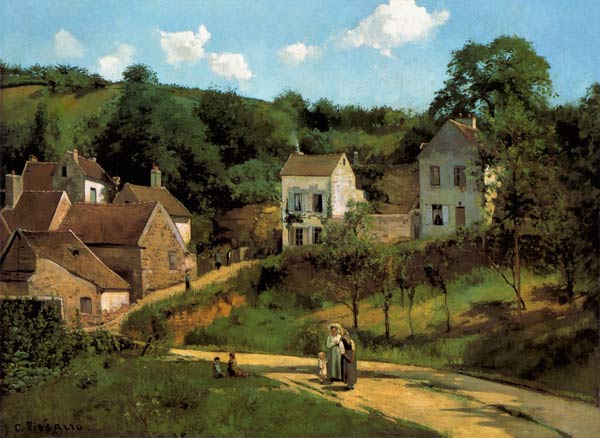 L ' Hermitage Pontoise de Camille Pissarro
