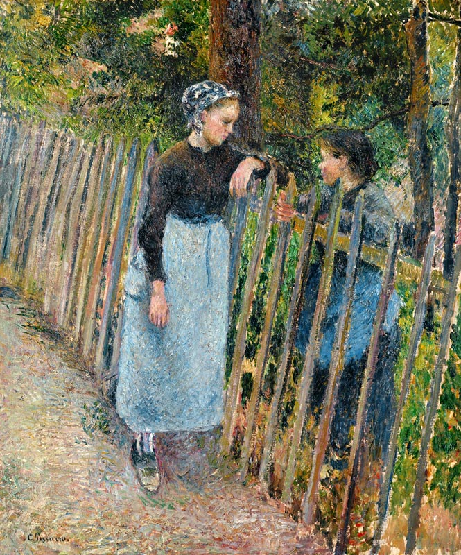 Conversation de Camille Pissarro