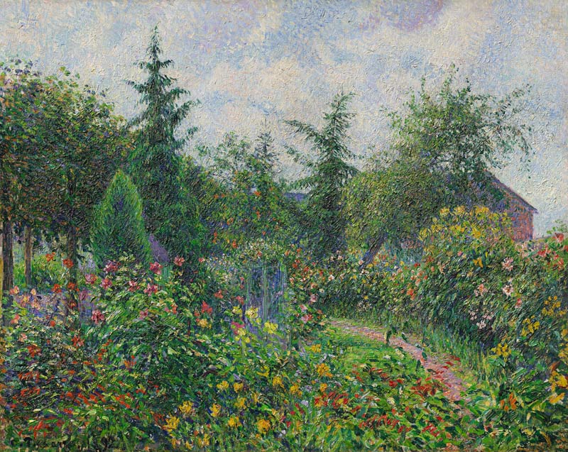 Garten und Hühnerstall von Octave Mirbeau, Les Damps de Camille Pissarro