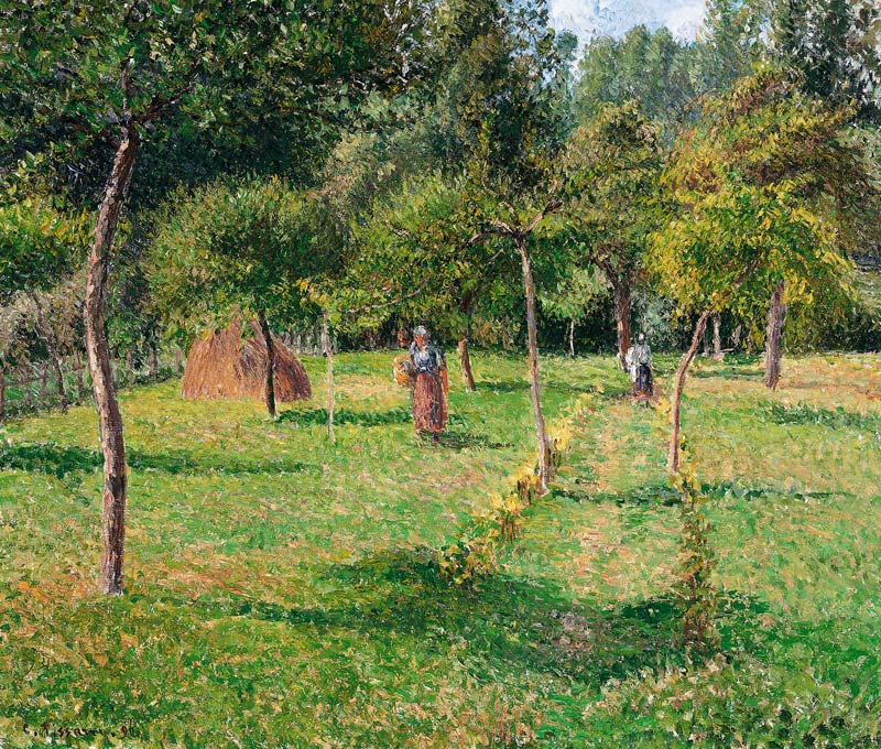 The Orchard at Éragny de Camille Pissarro