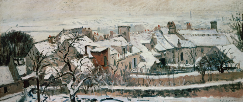Winter de Camille Pissarro