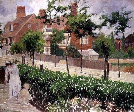 Bedford Park, Bath Road, London de Camille Pissarro