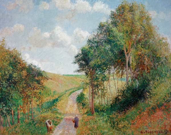 Pissarro / Landscape in Berneval / 1900 de Camille Pissarro