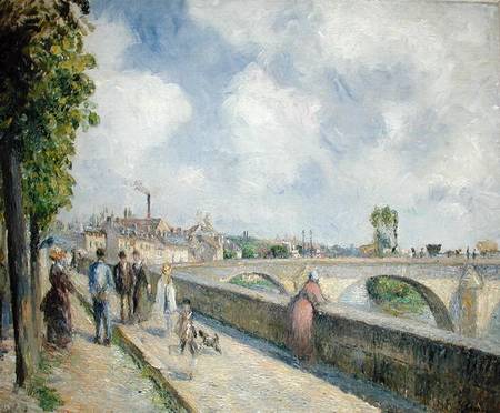 The Bridge at Pontoise de Camille Pissarro