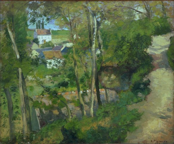 C.Pissarro, Der Bergweg, L Hermitage de Camille Pissarro