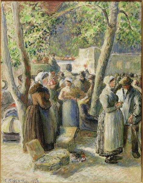 C.Pissarro, Der Markt in Gisors de Camille Pissarro