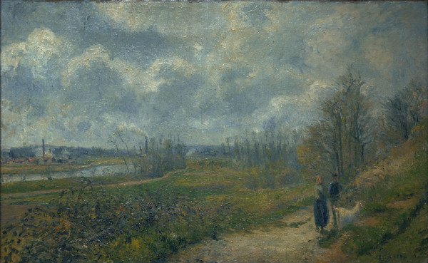 C.Pissarro, Der Weg bei Le Chou de Camille Pissarro