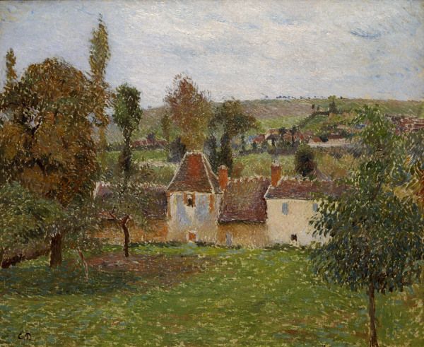 C.Pissarro, Farm in Bazincourt de Camille Pissarro