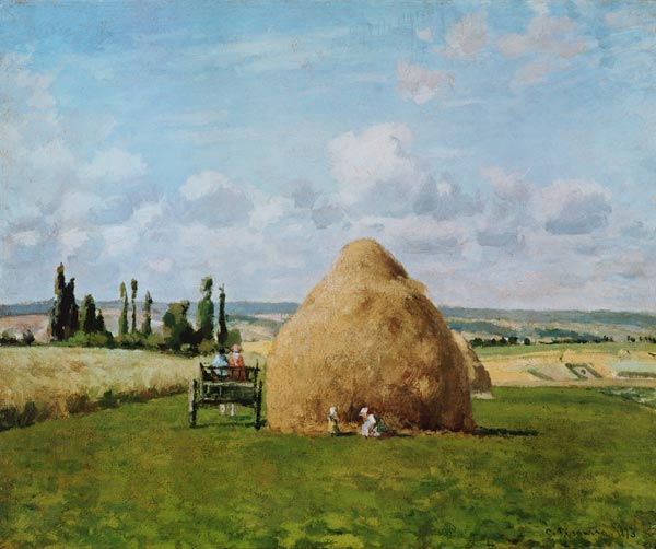 The barn, Pontoise de Camille Pissarro
