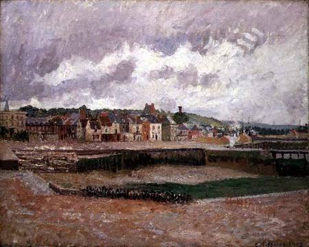 Dieppe, the Duquesne Basin de Camille Pissarro