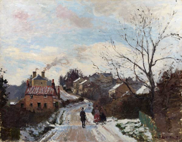 Pissarro / Fox Hill, Upper Norwood /1870 de Camille Pissarro