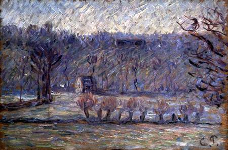 The Hill at Vaches, Bazincourt de Camille Pissarro