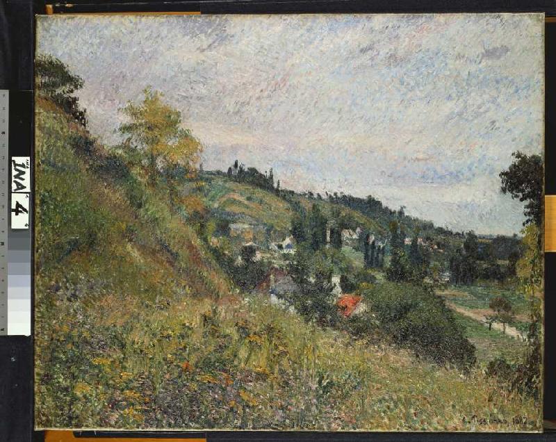 Hügelige Landschaft bei Auvers de Camille Pissarro