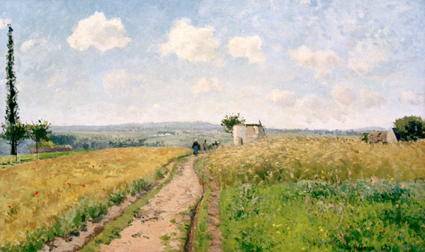 Pissarro / June Morning near Pontoise de Camille Pissarro