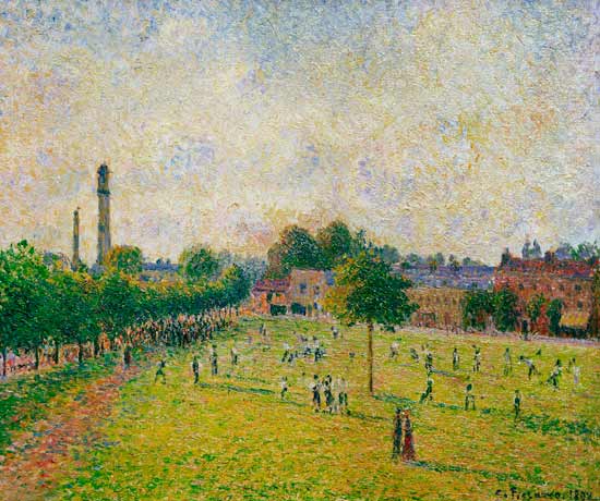 Kew Green, Londres de Camille Pissarro