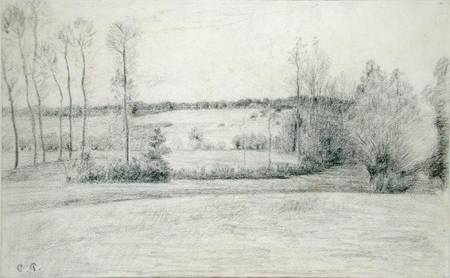 Landscape with Trees de Camille Pissarro
