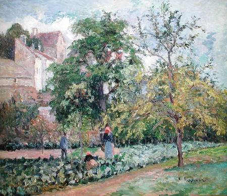 Orchard at Maubisson, Pontoise de Camille Pissarro