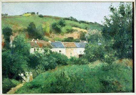 The Path in the Village de Camille Pissarro
