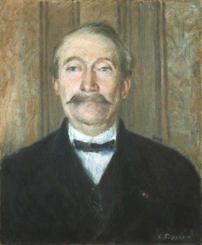 Portrait von Père Papeille, Pontoise. de Camille Pissarro