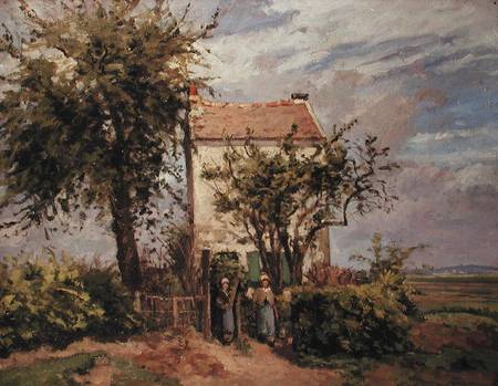 The Road to Rueil de Camille Pissarro