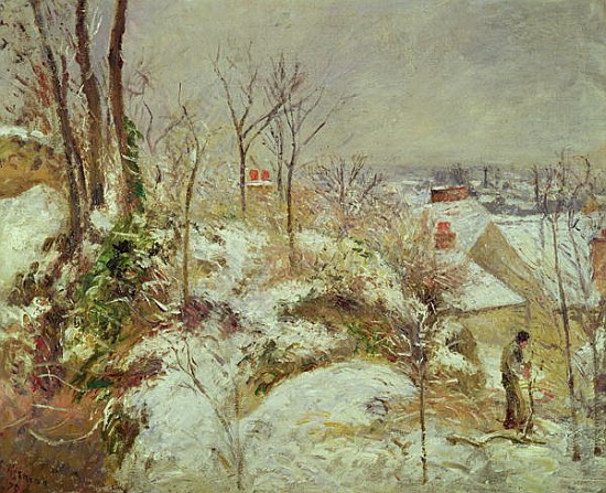 Snow Scene de Camille Pissarro