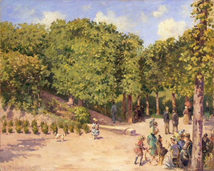 Town Park in Pontoise de Camille Pissarro