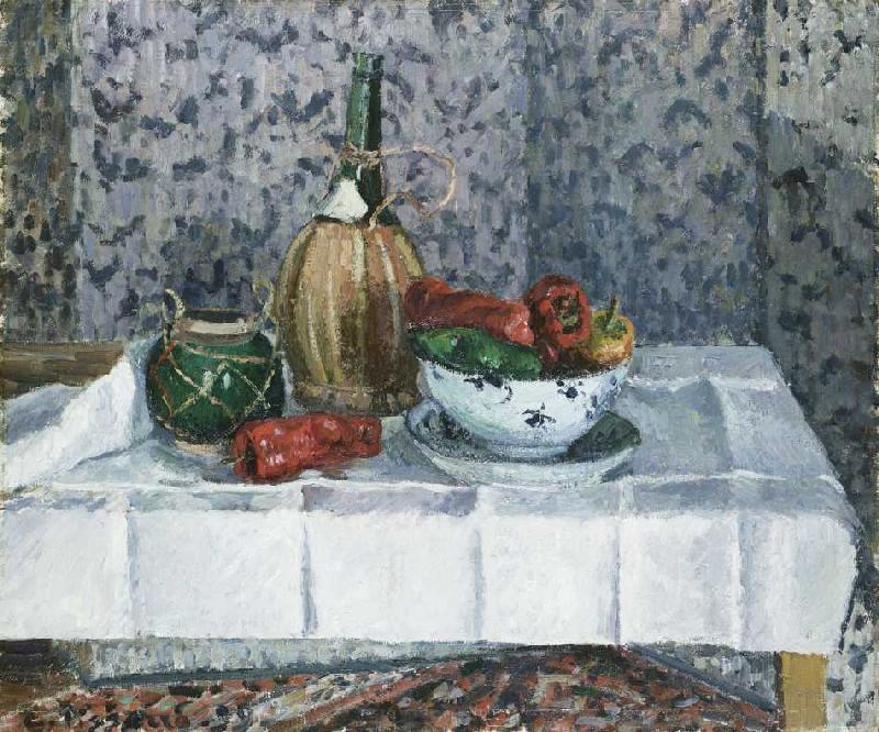 Stillleben mit Paprika de Camille Pissarro