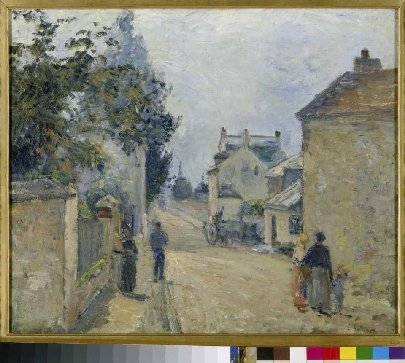 Strasse in the hermitage, Pontoise de Camille Pissarro