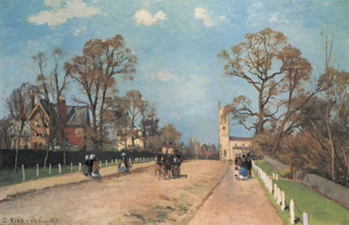The Strasse to Sydenham de Camille Pissarro