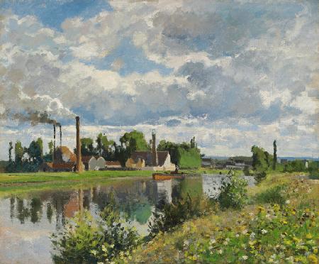 C.Pissarro, Die Oise bei Pontoise