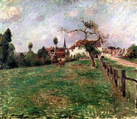 The Village of Eragny de Camille Pissarro