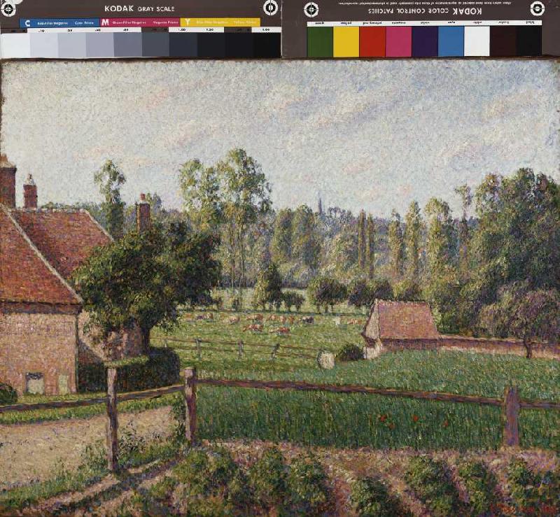 Wiese in Eragny de Camille Pissarro