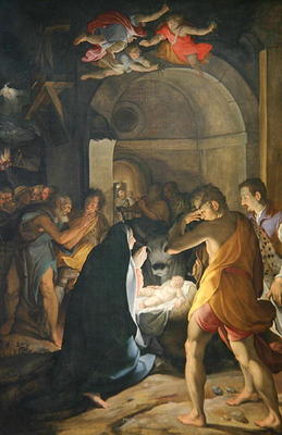 Adoration of the Shepherds, 1584 (oil on canvas) de Camillo Procaccini