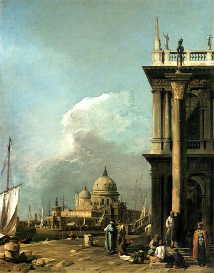 Entrance to's The grand Canal from of The Piazzett de Giovanni Antonio Canal