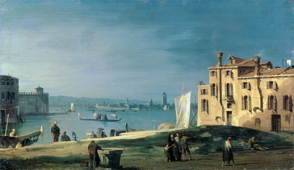 Blick von San Pietro auf die Insel Murano. de Giovanni Antonio Canal