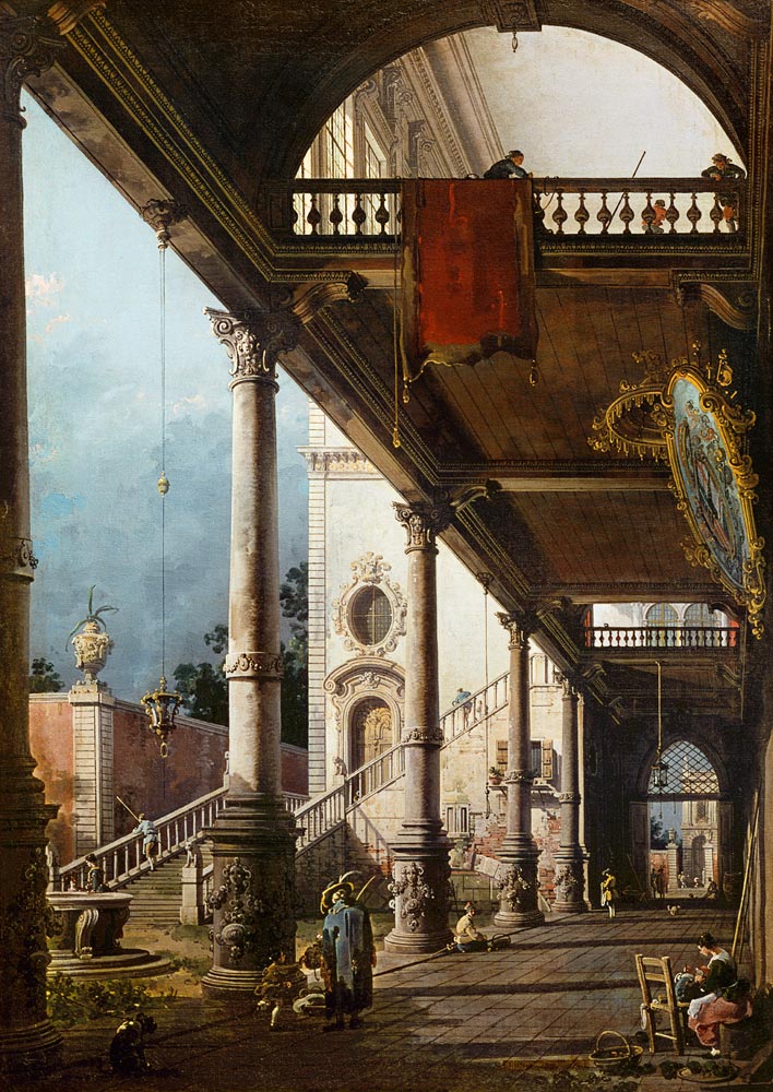 Caprice with Kolonade de Giovanni Antonio Canal