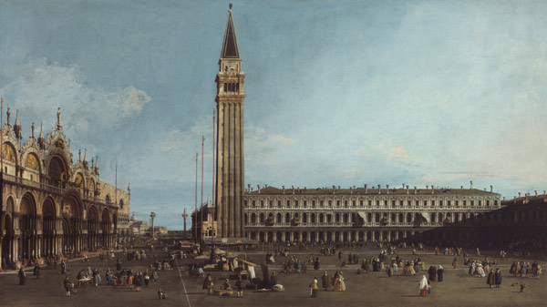 The Piazza San Marco, Venice de Giovanni Antonio Canal