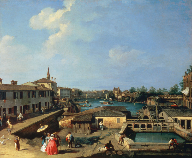 Sluices of Dolo de Giovanni Antonio Canal