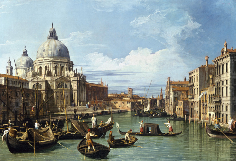 The Entrance to the Grand Canal, Venice de Giovanni Antonio Canal