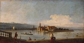 View of the Isles of San Michele, San Cristoforo and Murano from the Fondamente Nove de Giovanni Antonio Canal