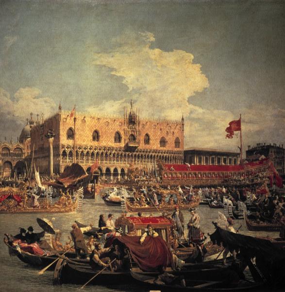 Canaletto / Return of the Bucentaur de Giovanni Antonio Canal