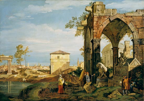 Capriccio with Motifs from Padua de Giovanni Antonio Canal
